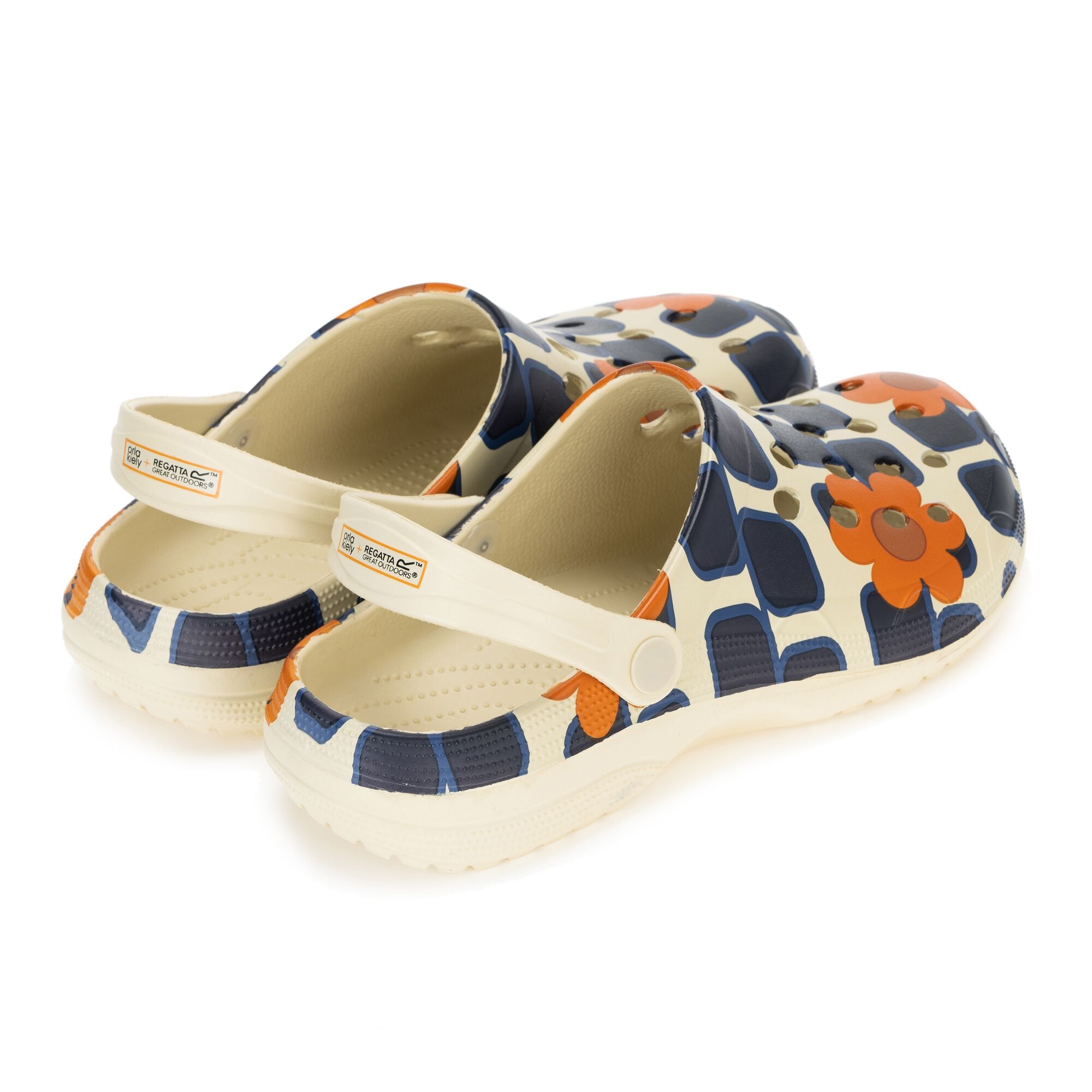 Regatta Orla Kiely Sandały damskie Clog Beżowy