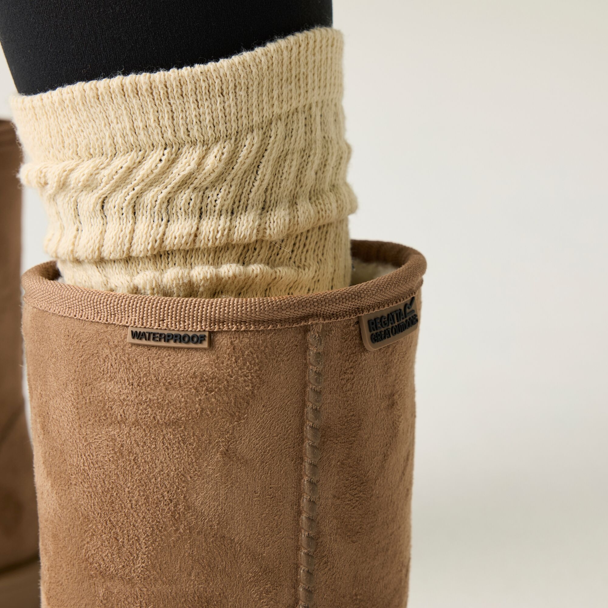 Regatta   Śniegowce damskie wysokie Risley Brązowy