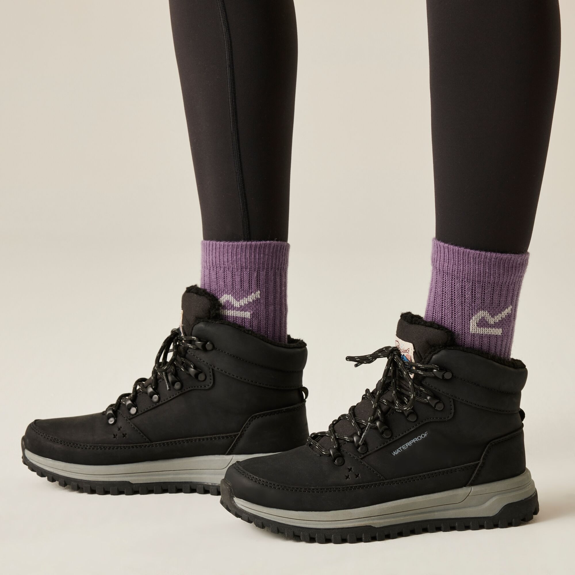 Regatta Women's Sherbourne Fur Lined Boots - Black UK Size 8