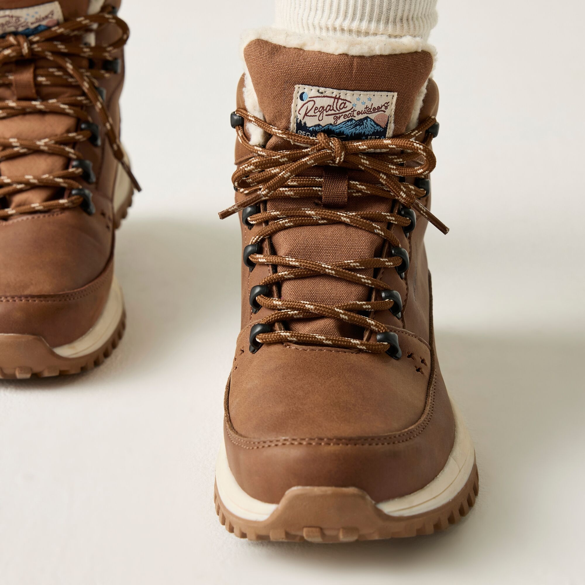 Regatta Sherbourne Fur Lined Boots Size: Uk 6.5 Women's Brown