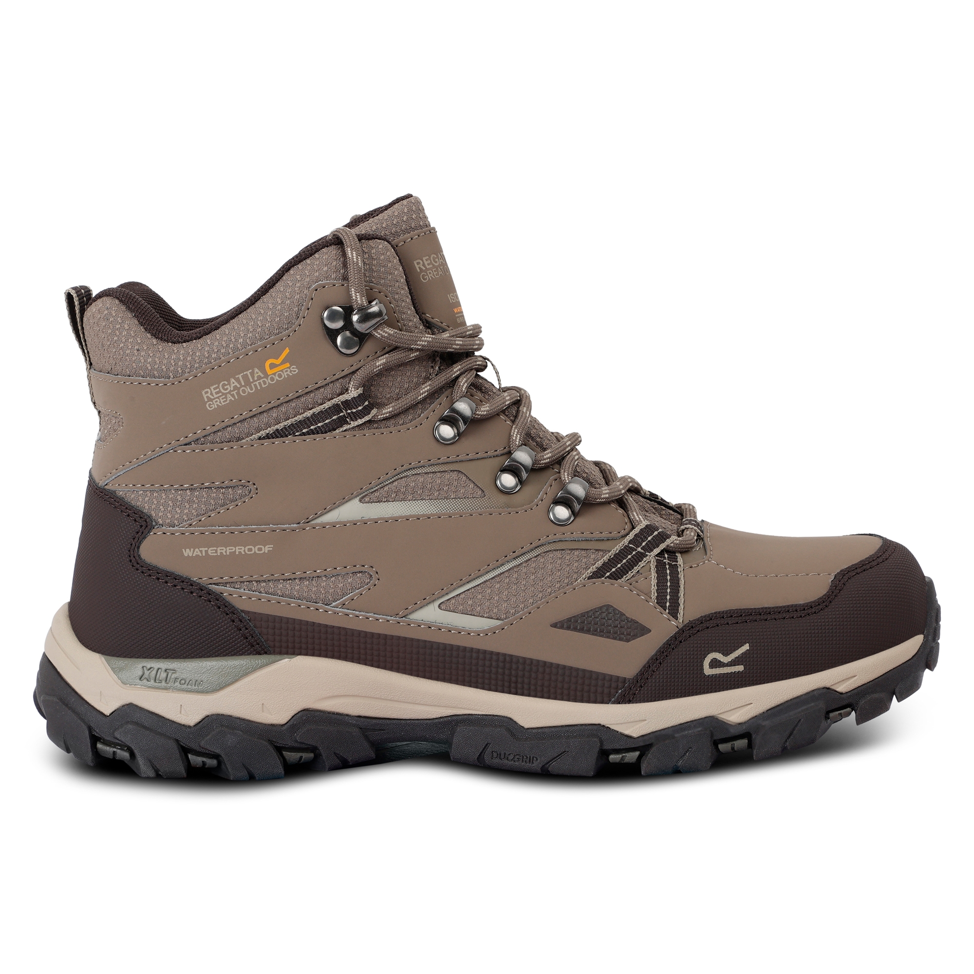 Regatta   Buty damskie trekkingowe wysokie z membraną Holcombe III Zielony