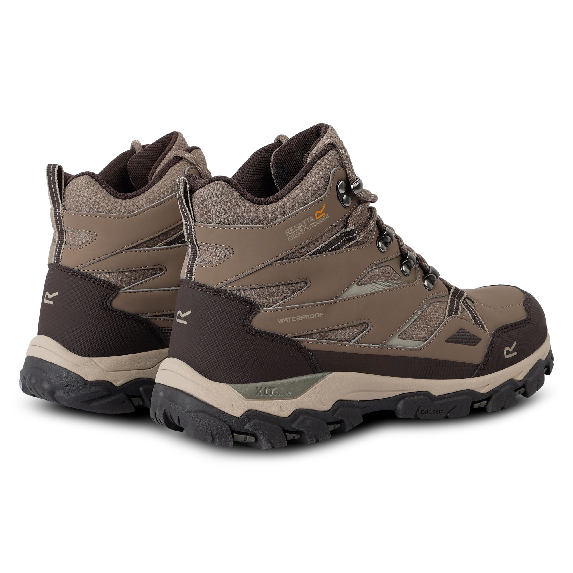 Regatta   Buty damskie trekkingowe wysokie z membraną Holcombe III Zielony
