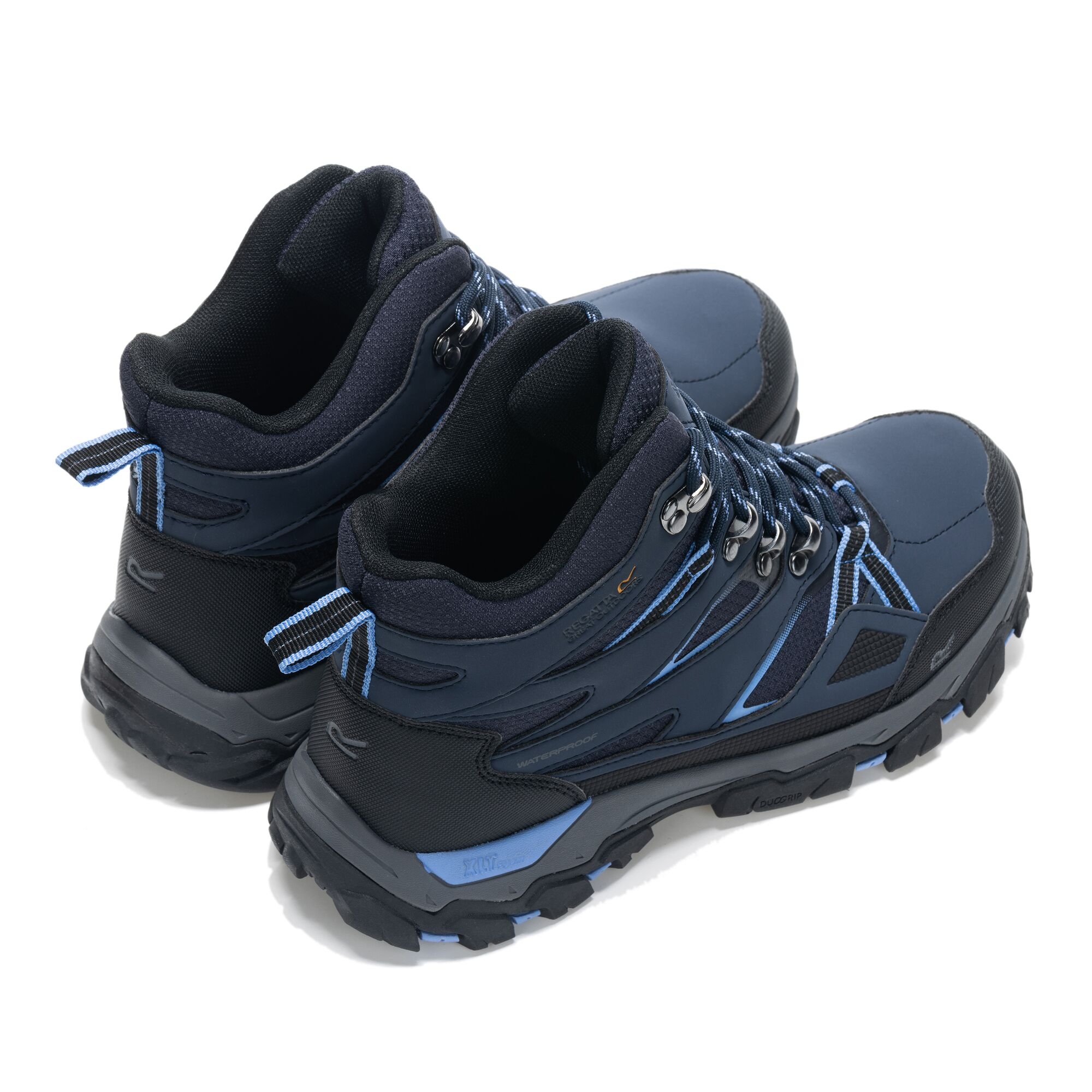 Regatta Buty damskie trekkingowe wysokie z membraną Holcombe III Niebieski