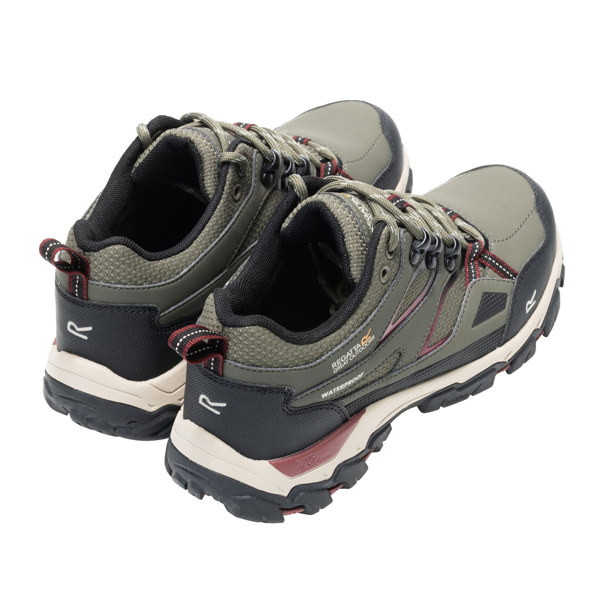 Regatta   Buty damskie trekkingowe niskie z membraną Holcombe III Zielony