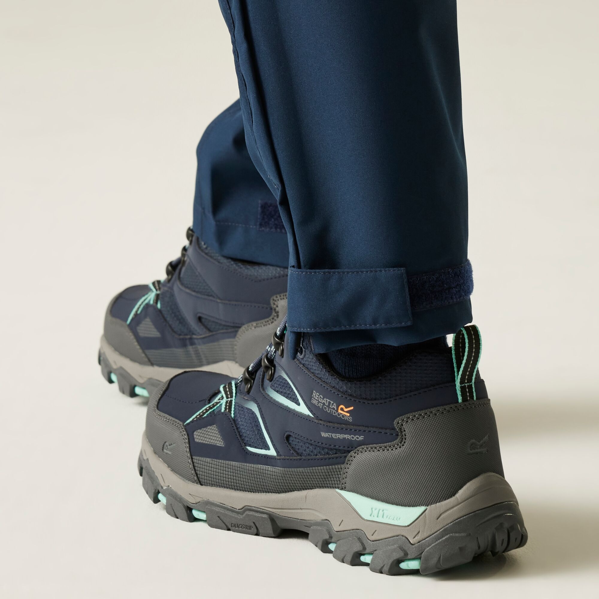 Regatta   Buty damskie trekkingowe niskie z membraną Holcombe III Niebieski