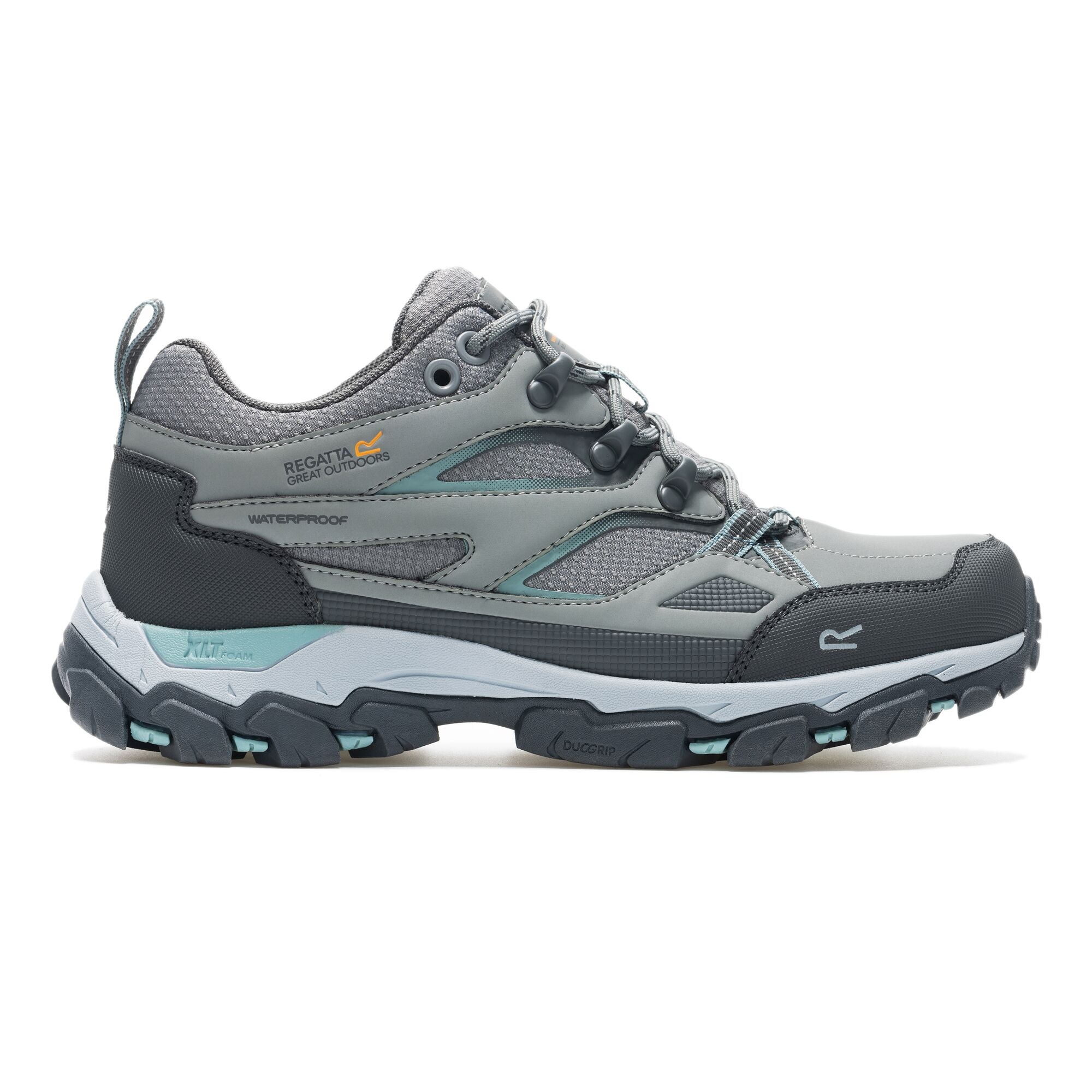 Regatta Womens Holcombe III Hiking Shoes, Grey, Size 4, Women - Image 3