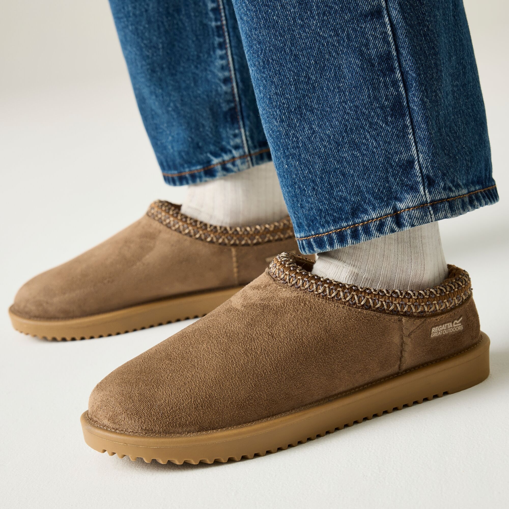 Regatta   Kapcie damskie Risley Mules Brązowy