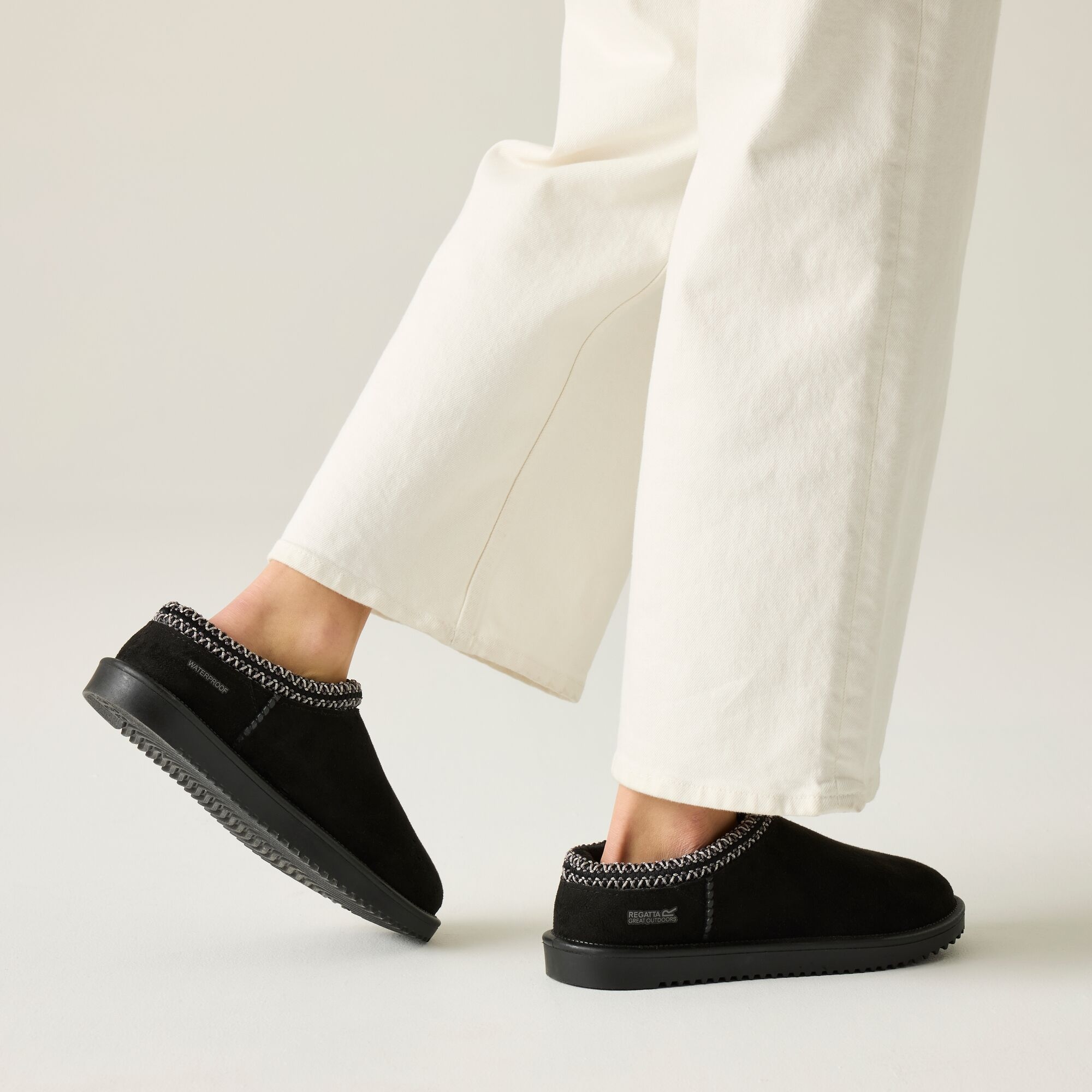 Regatta Women's Waterproof Risley Mules - Black UK Size 6.5