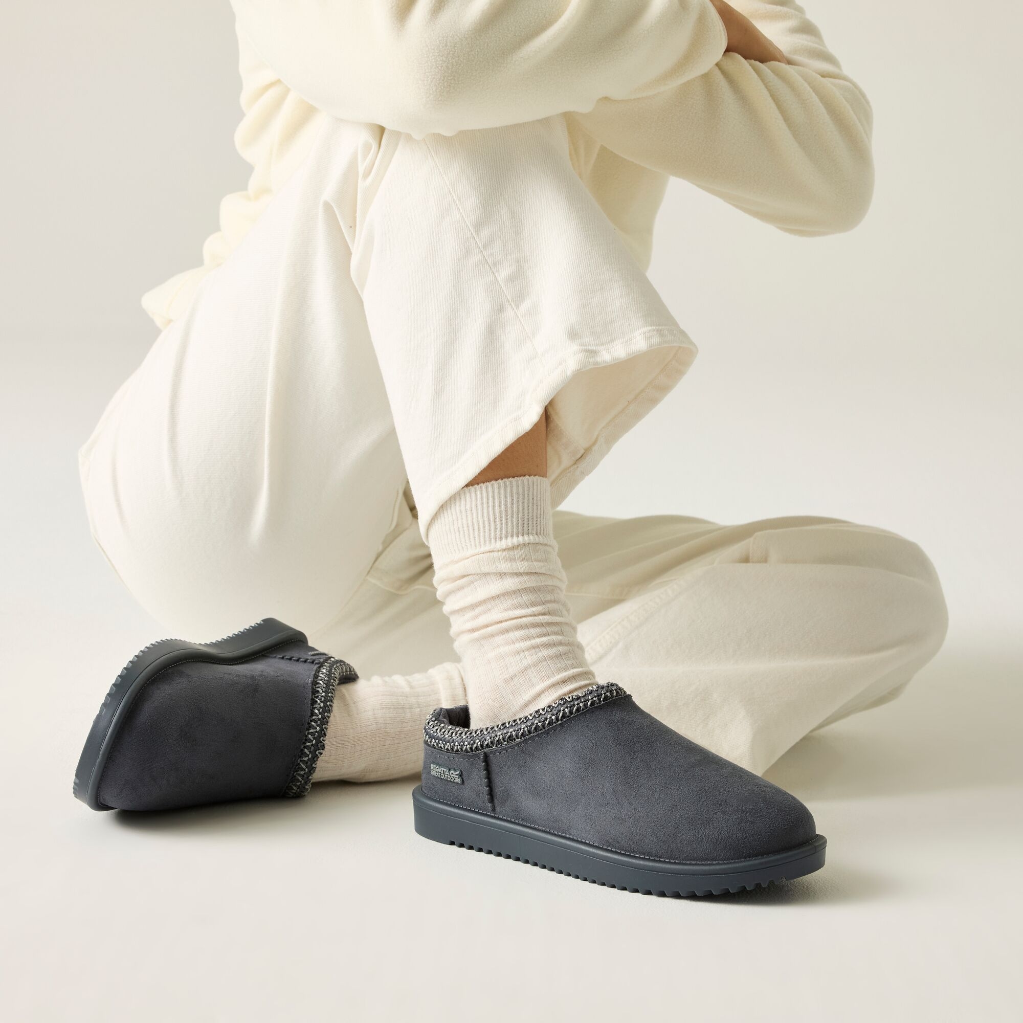 Regatta Kapcie damskie Risley Mules Zielony