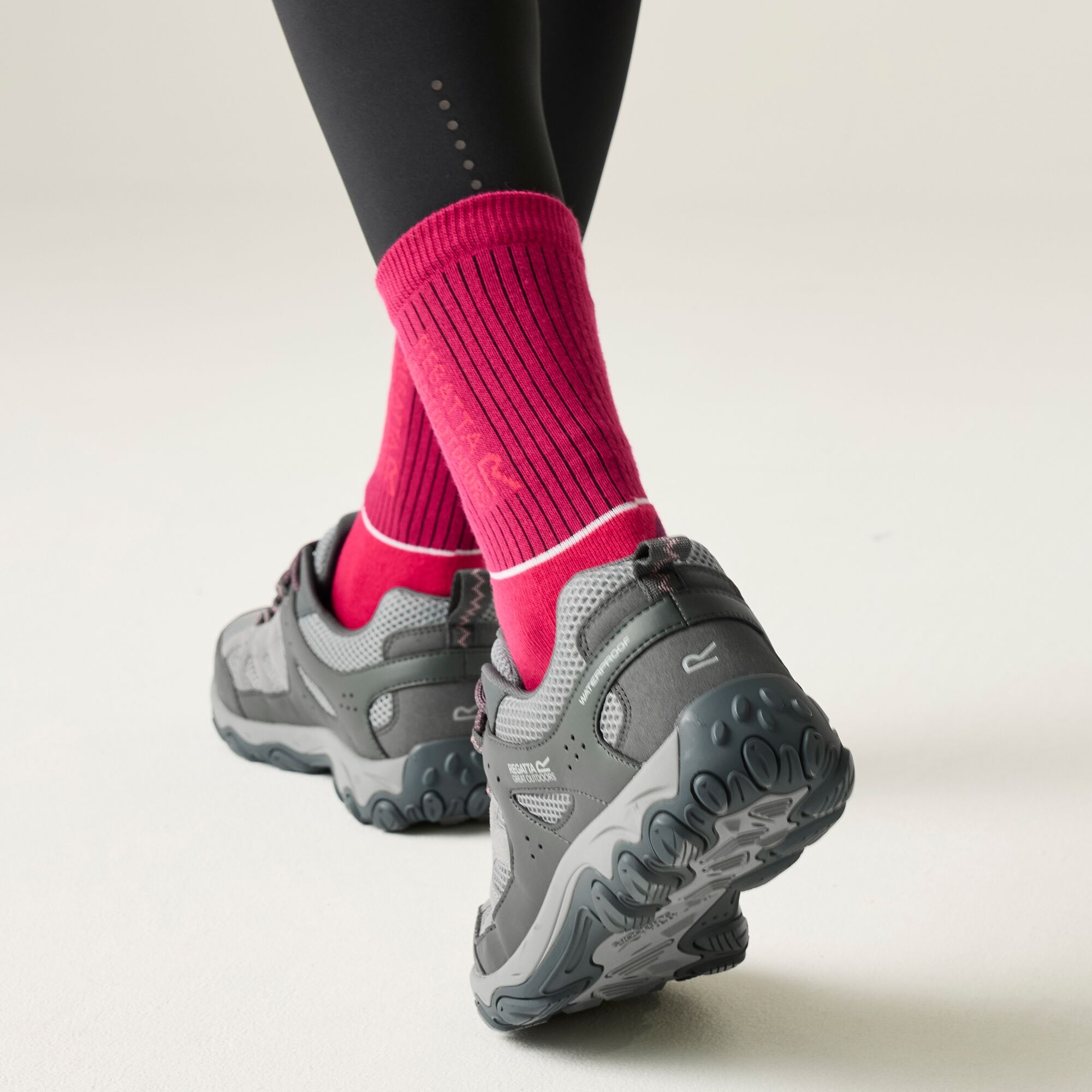 Regatta   Buty damskie trekkingowe niskie z membraną Edgepoint IV Szary