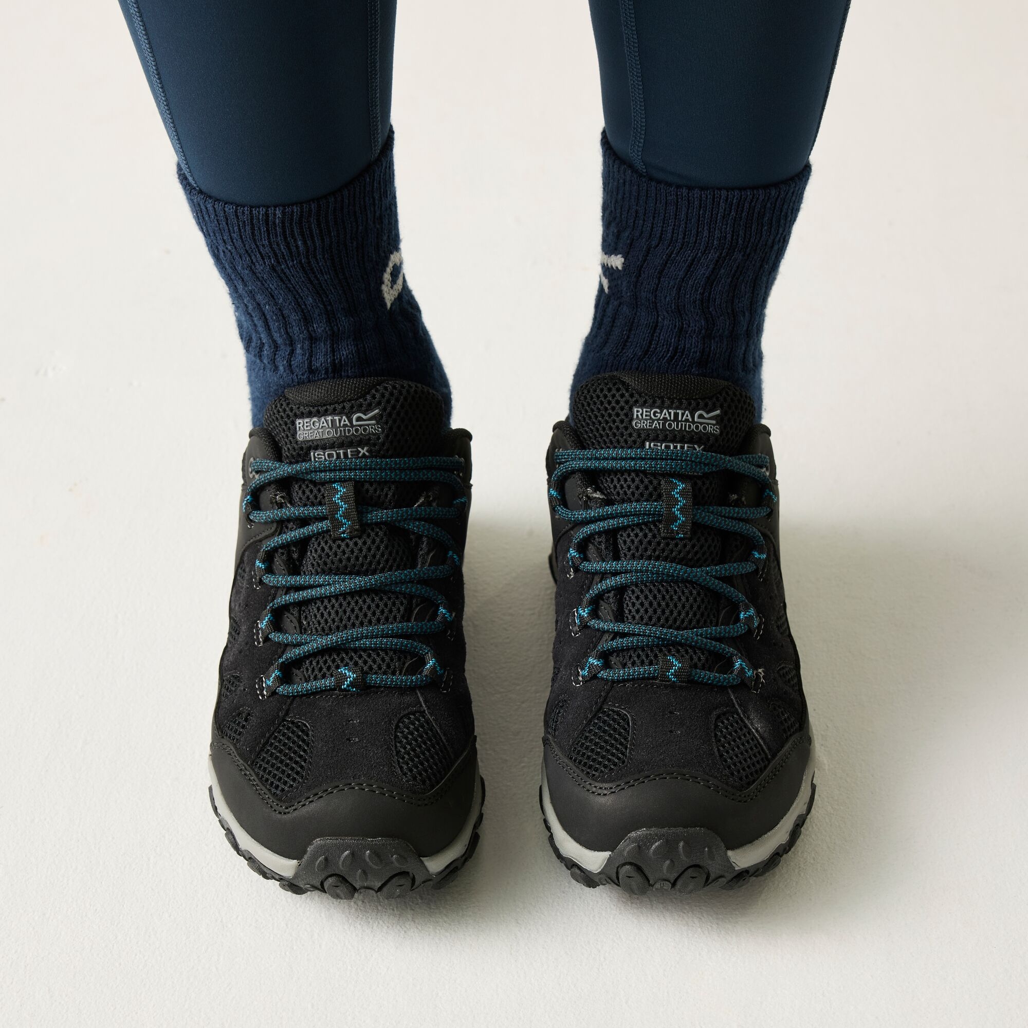 Regatta   Buty damskie trekkingowe niskie z membraną Edgepoint IV Czarny