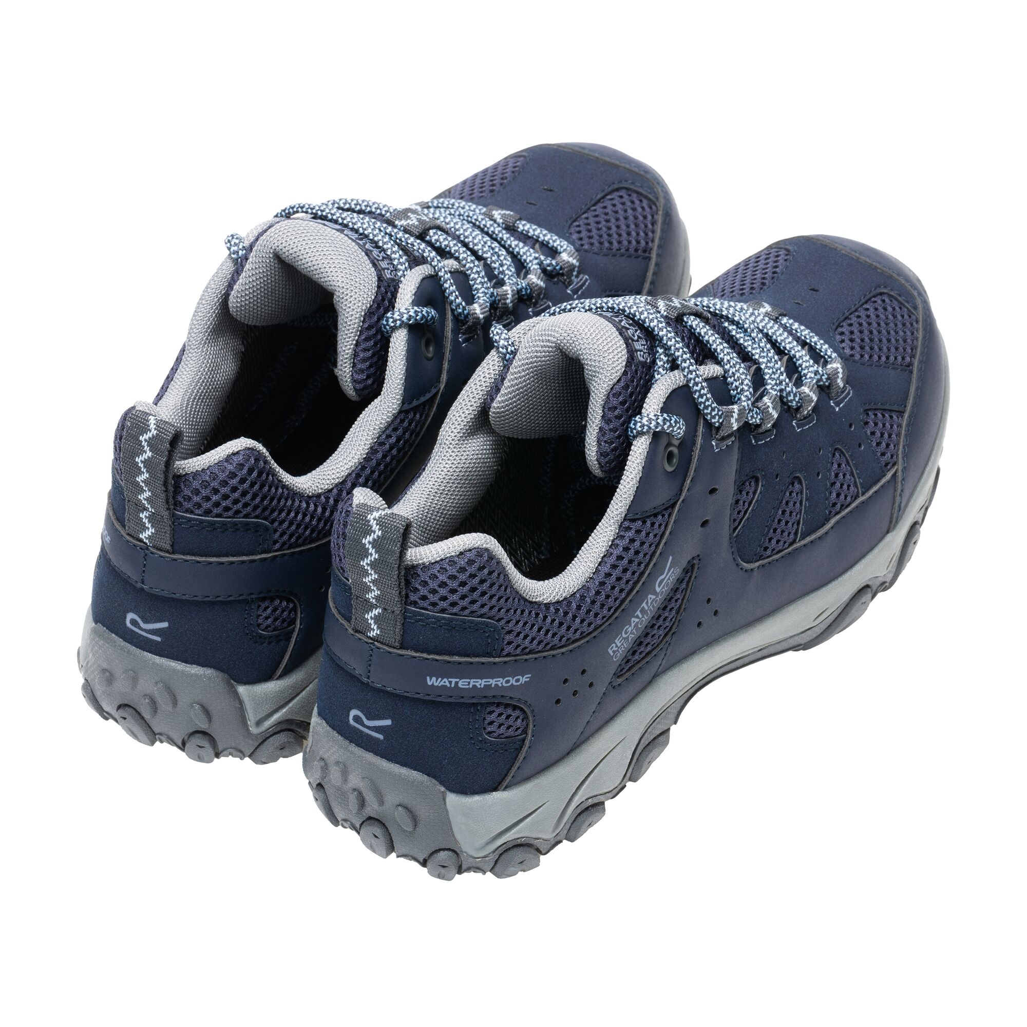 Regatta   Buty damskie trekkingowe niskie z membraną Edgepoint IV Niebieski