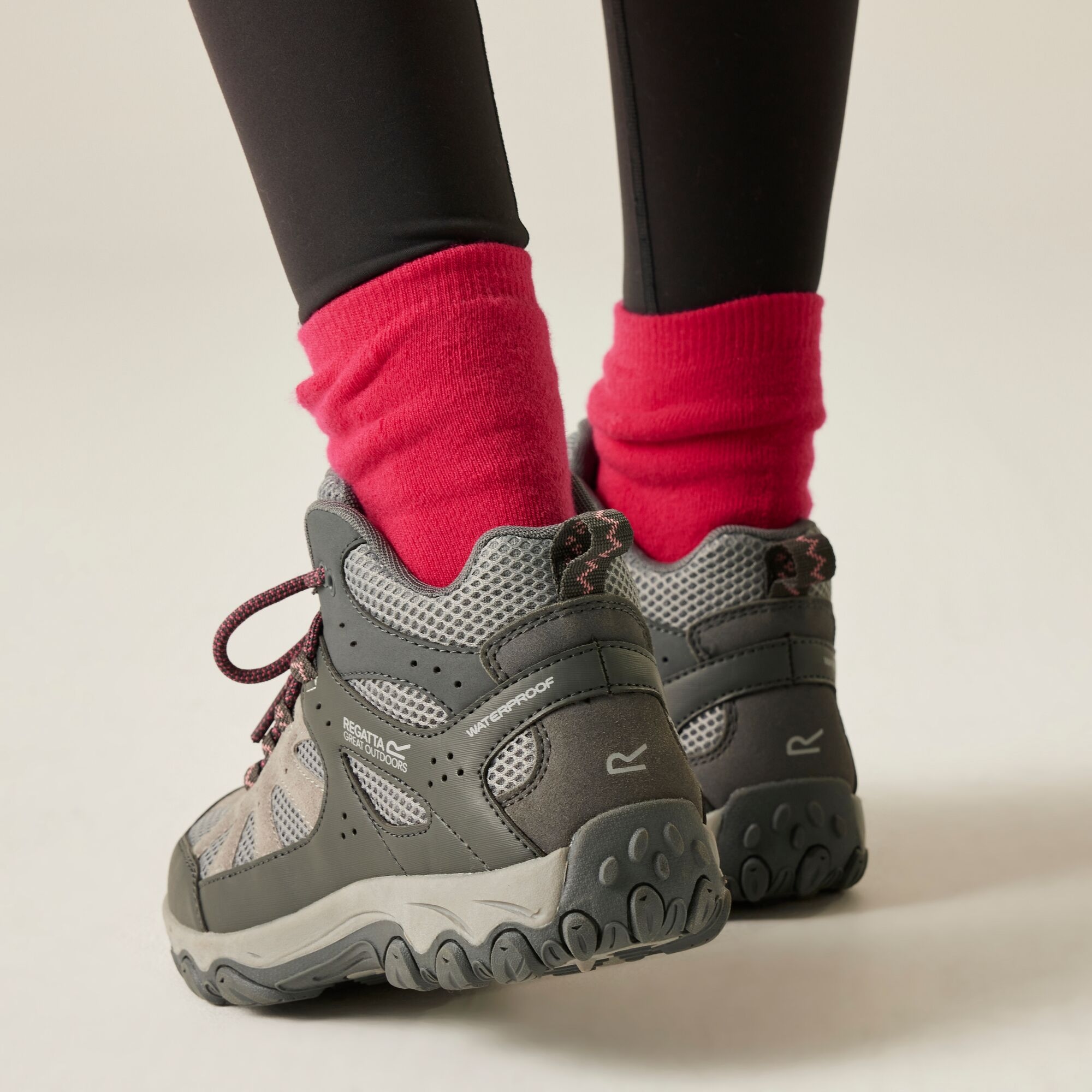 Regatta Buty damskie trekkingowe wysokie z membraną Edgepoint IV Szary