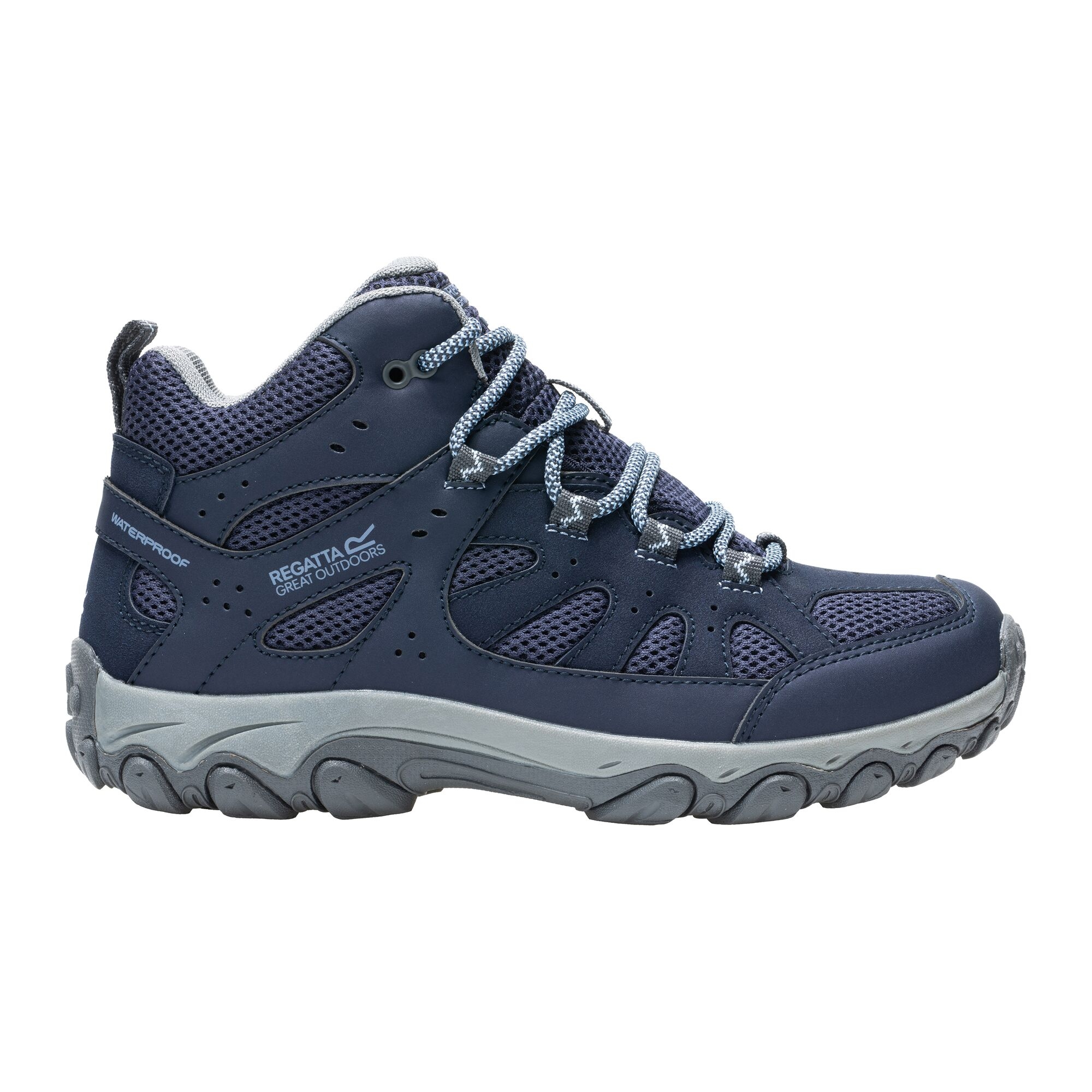 Regatta Buty damskie trekkingowe wysokie z membraną Edgepoint IV Niebieski