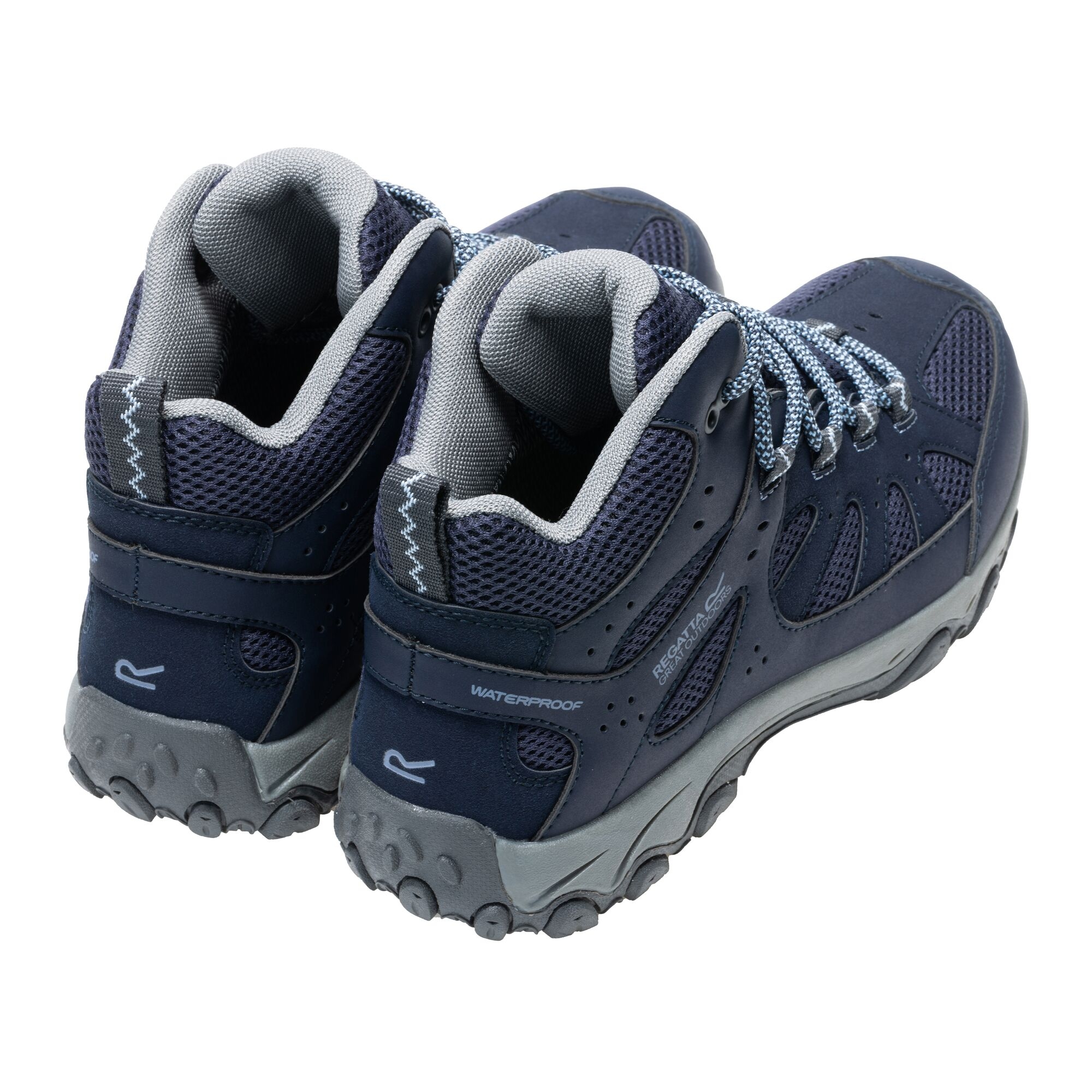 Regatta   Buty damskie trekkingowe wysokie z membraną Edgepoint IV Niebieski