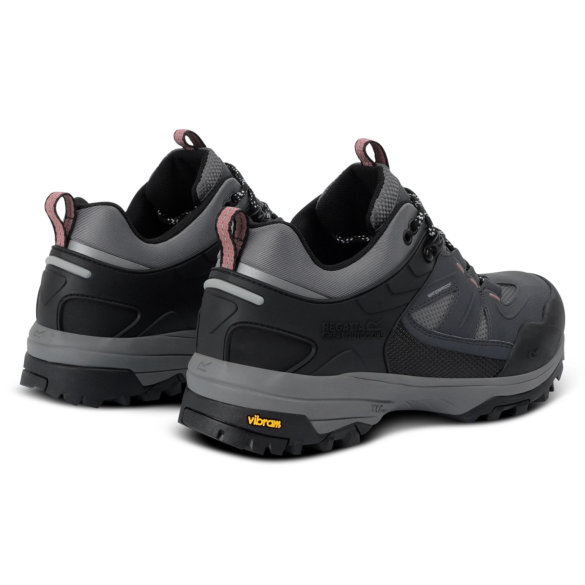 Regatta   Buty damskie trekkingowe niskie z membraną Regen Vibram Szary