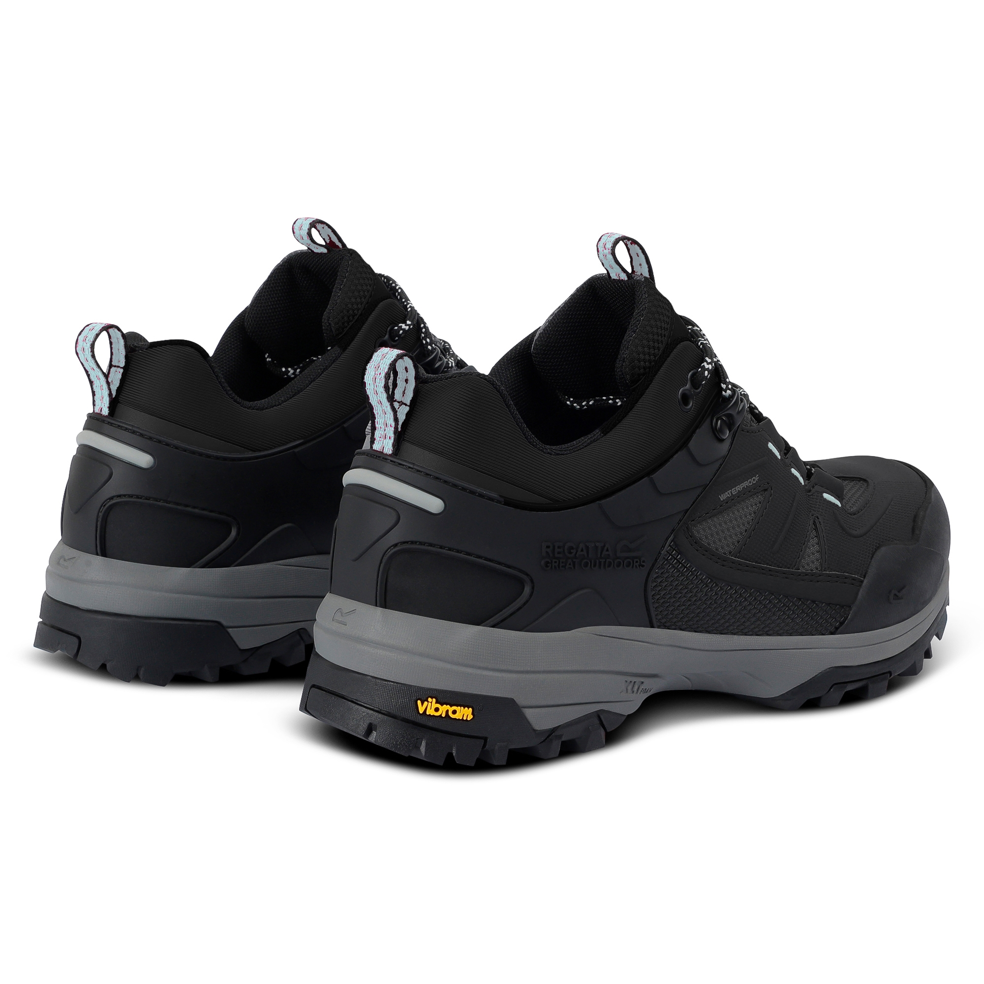 Regatta   Buty damskie trekkingowe niskie z membraną Regen Vibram Czarny