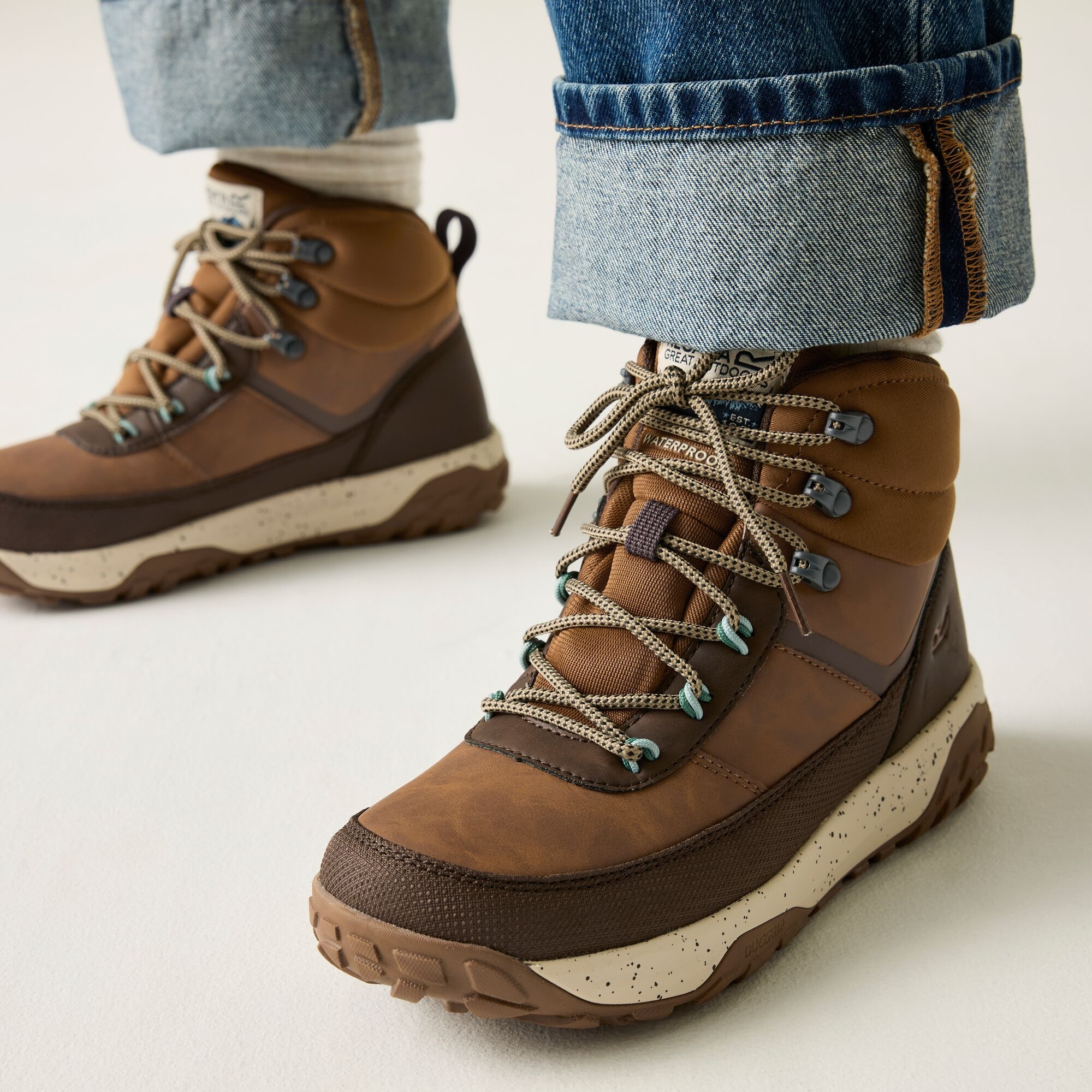 Botki damskie Shayford Brązowy