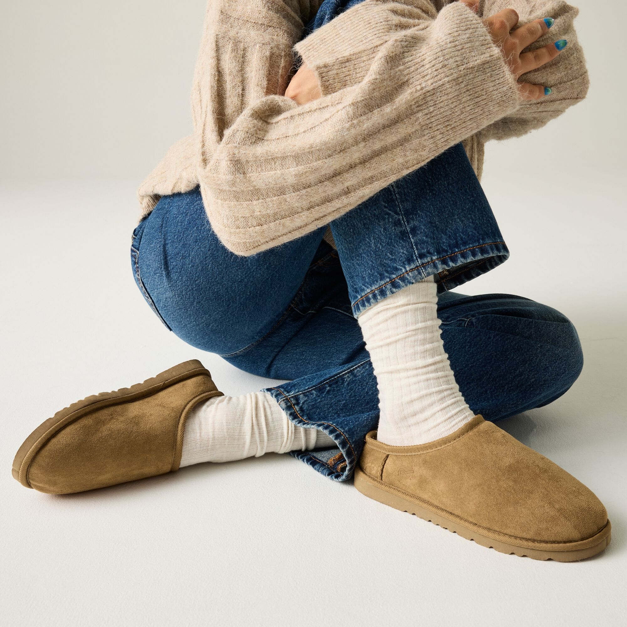 Kapcie damskie Solace Brązowy