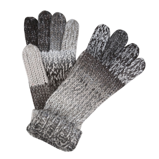 Women's Frosty Knitted Gloves VI Black