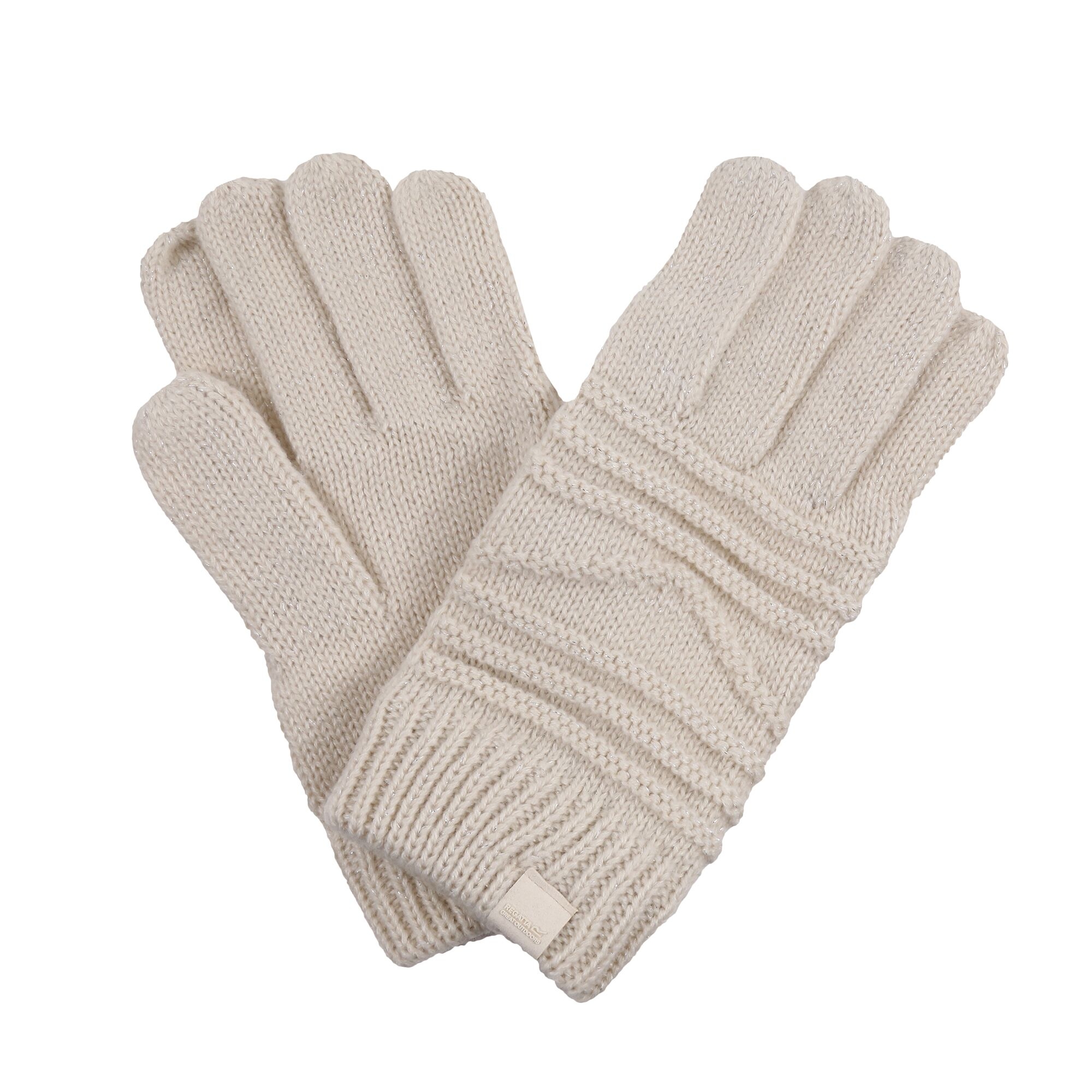 Photos - Winter Gloves & Mittens Regatta Womens Multimix Gloves IV Light Vanilla, Size: L/XL RWG062 