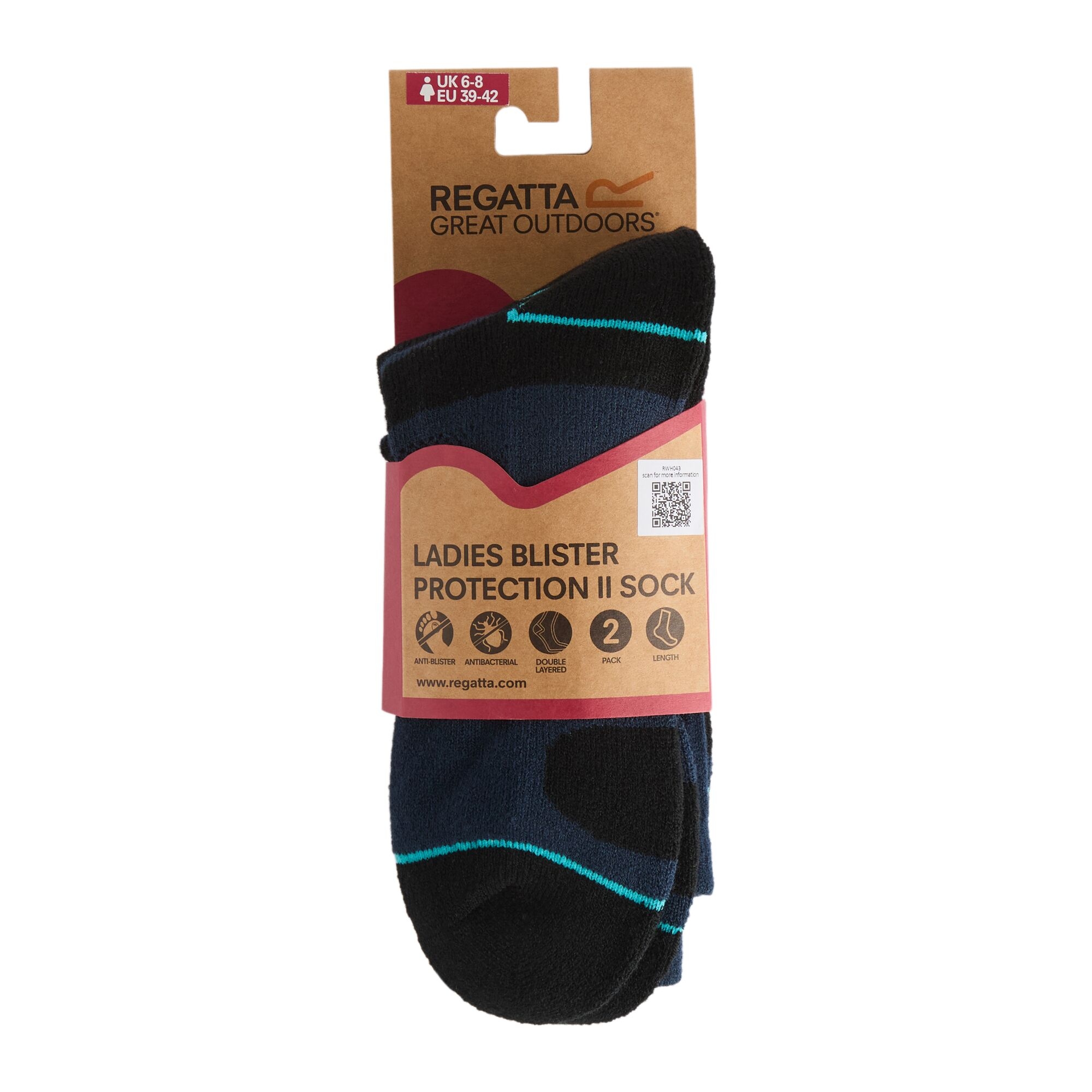 Regatta   Skarpety damskie Blister Protect II Czarny