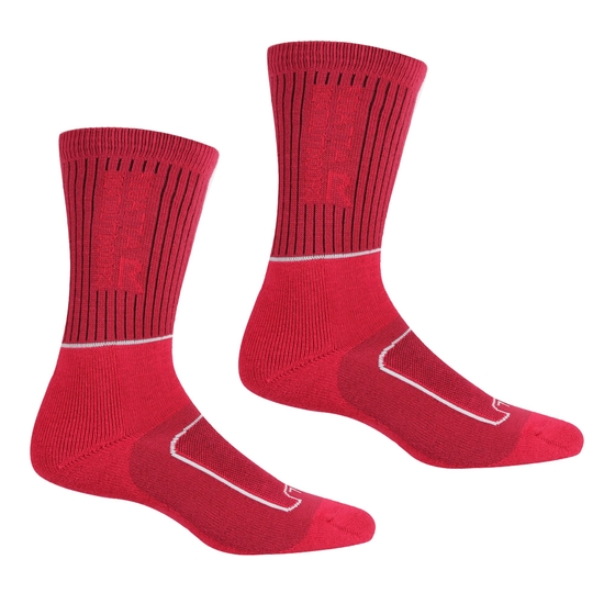 Women's Samaris 2 Season Socks Cherry Pink White 