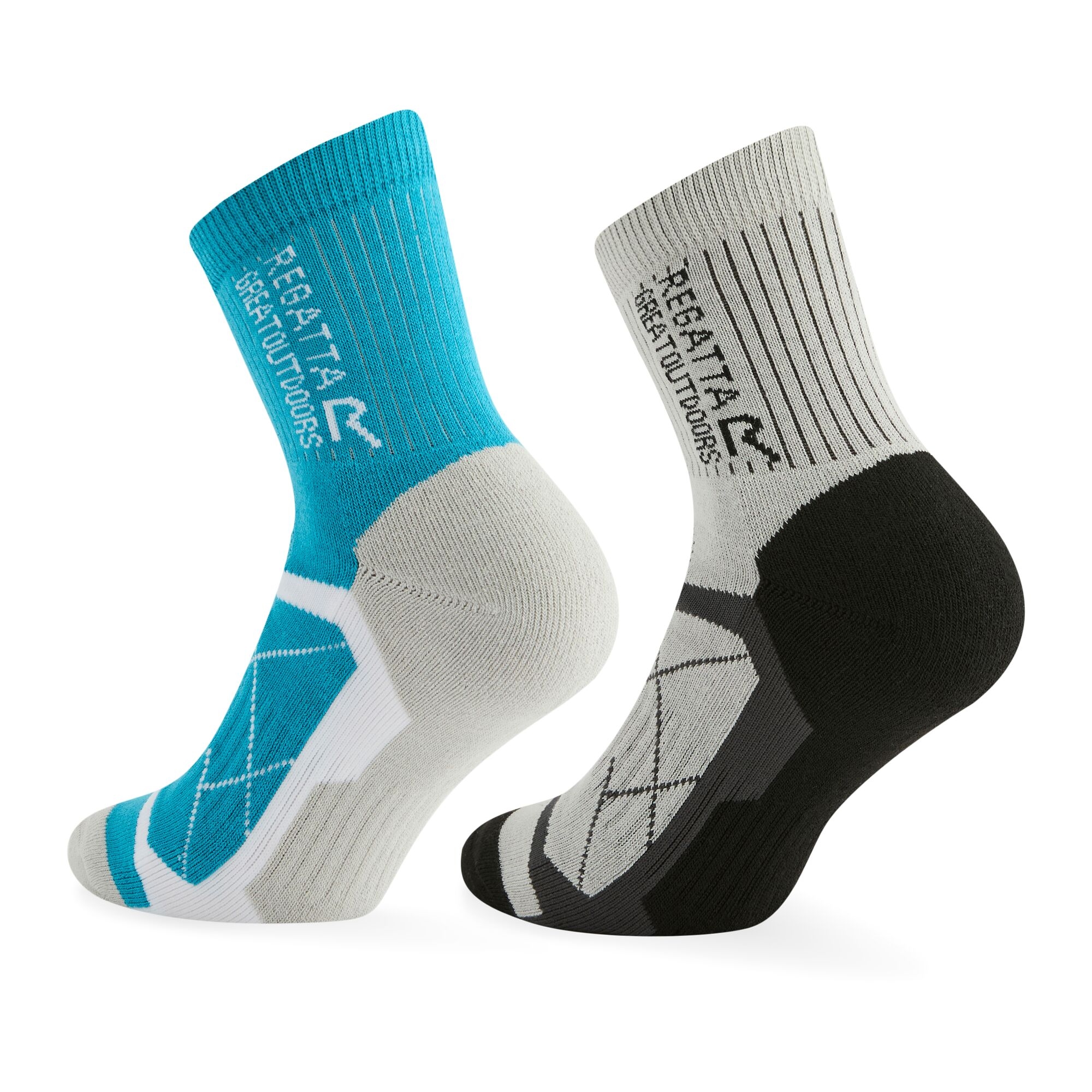 Regatta   Skarpety damskie outdoorowe Ladies 2-pak Szary