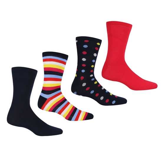 Womens 4 Pack Lifestyle Sock Navy Duchess 