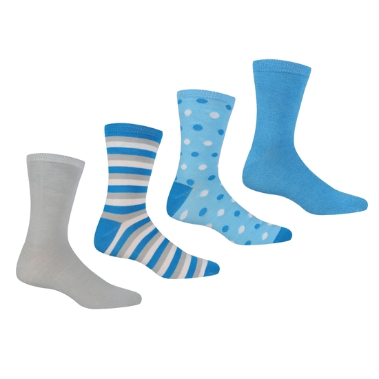 Lifestyle Socken, 4er-Pack für Damen Grau