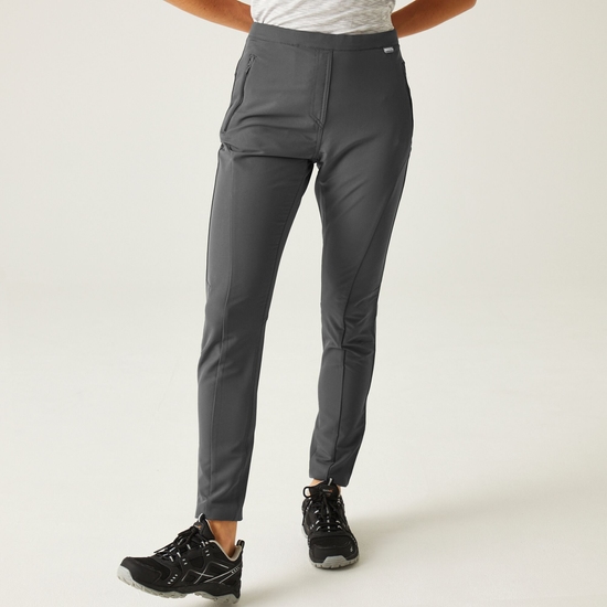 Women's Pentre Stretch Walking Trousers Seal Grey