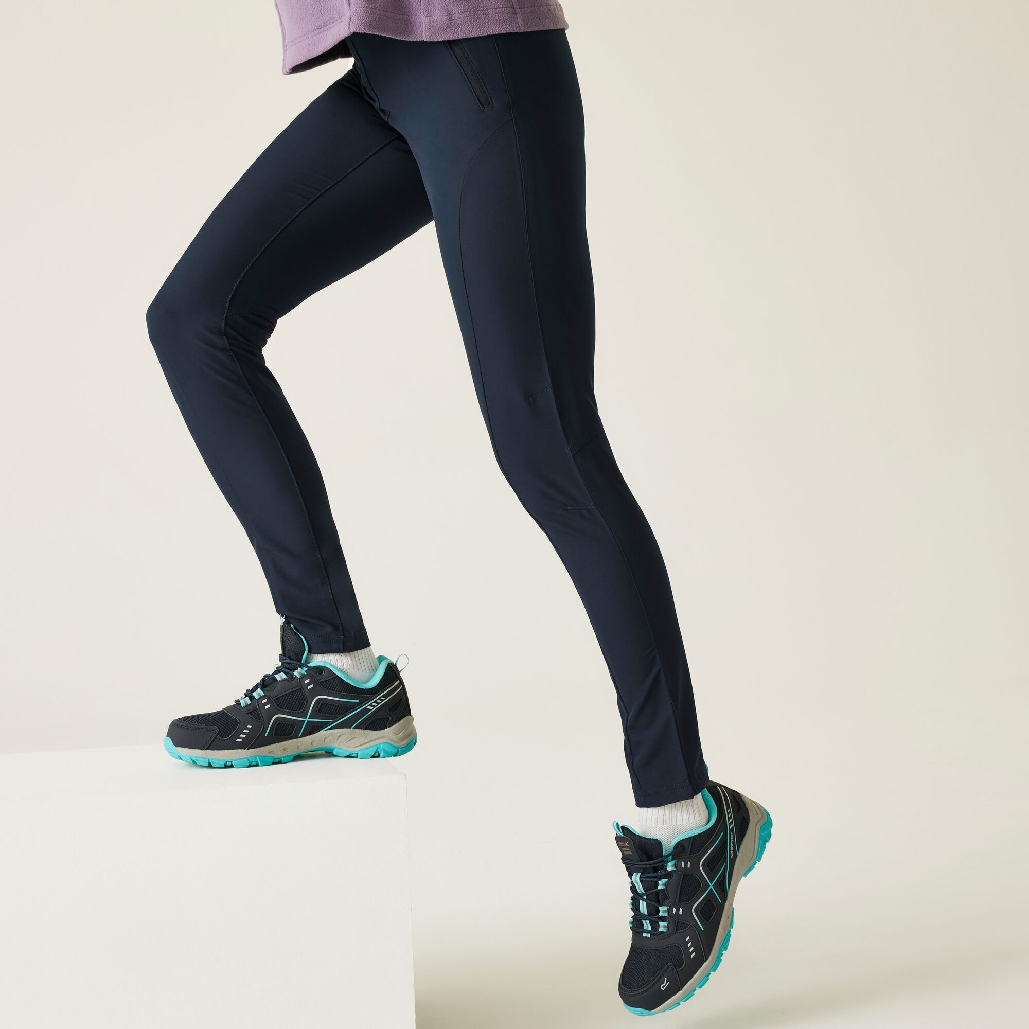 Regatta Women's Pentre Stretch Walking Trousers - Blue Small - Image 1