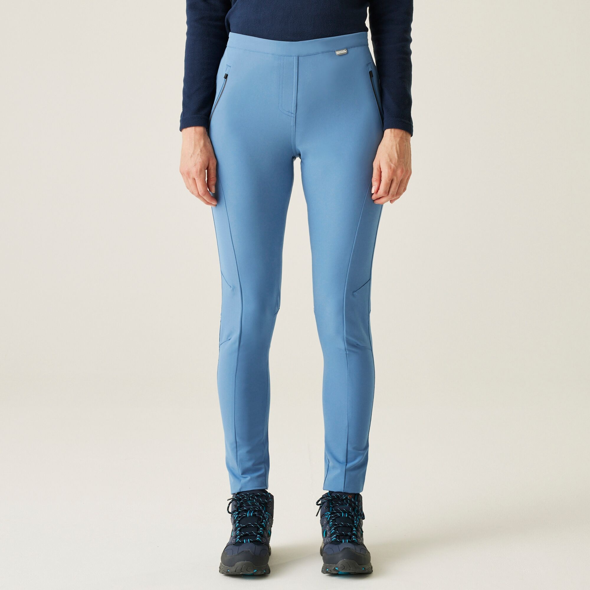 Regatta Women's Pentre Stretch Walking Trousers - Blue Size 10 R