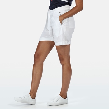 Samira Casual Shorts für Damen Weiß