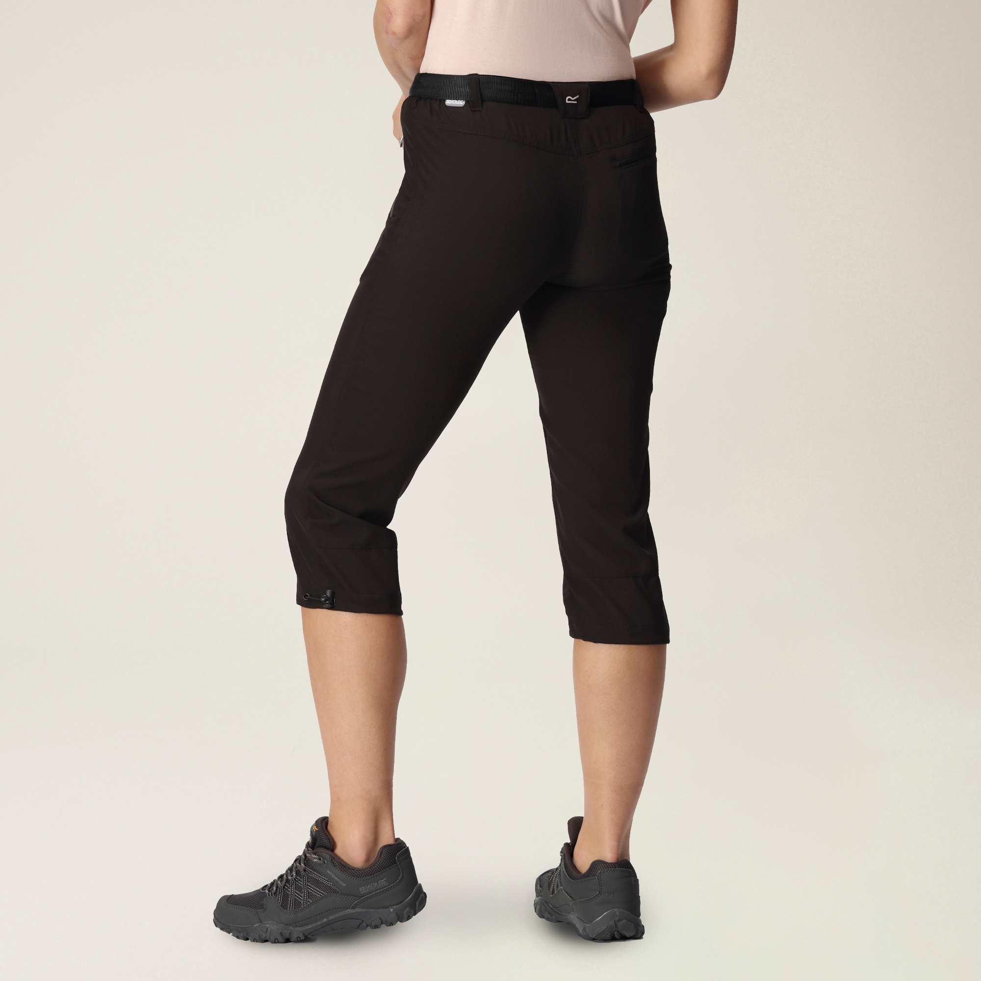 Regatta Damskie spodnie trekkingowe 3/4 Xert Capri Light Czarny