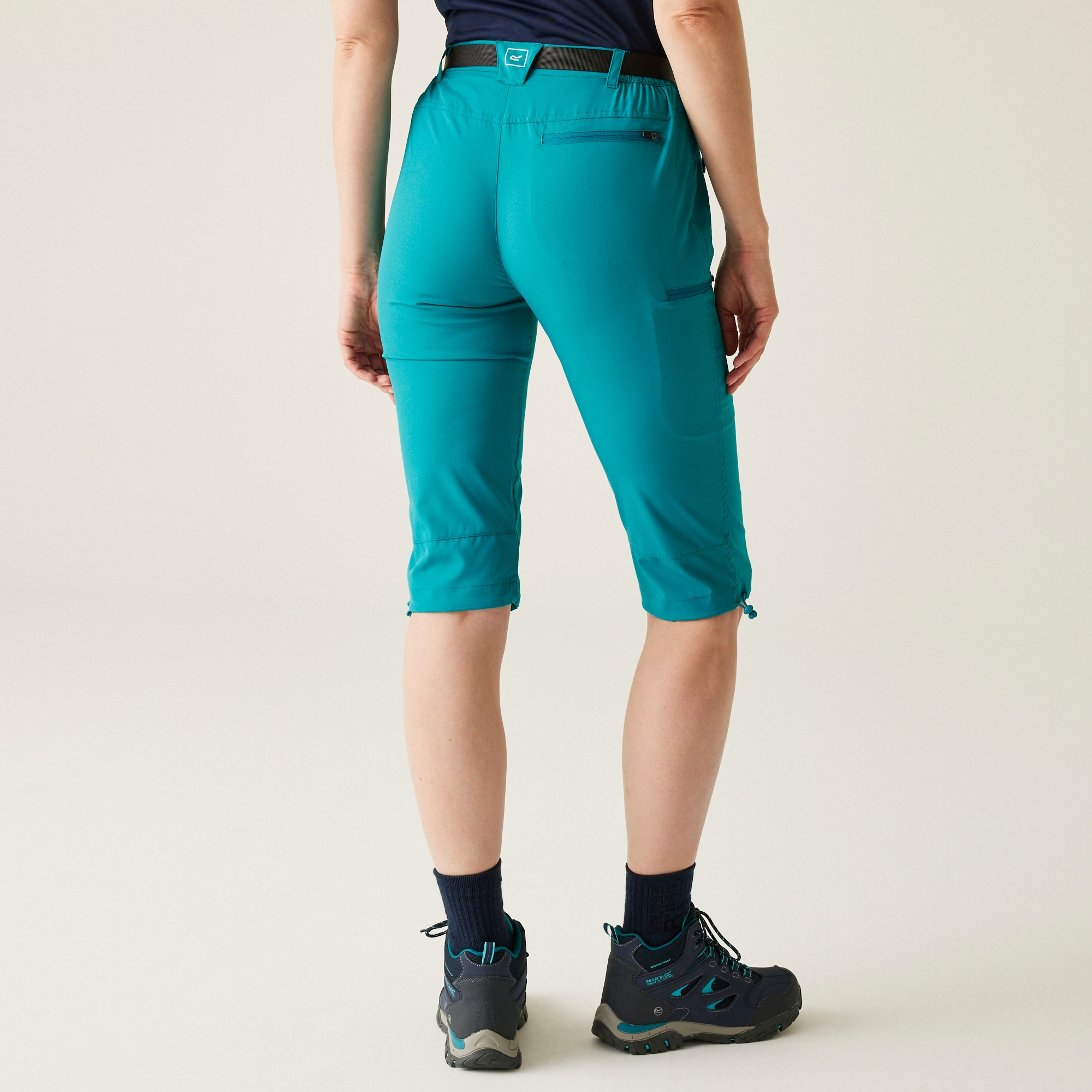 Regatta Damskie spodnie trekkingowe 3/4 Xert Capri Light Zielony