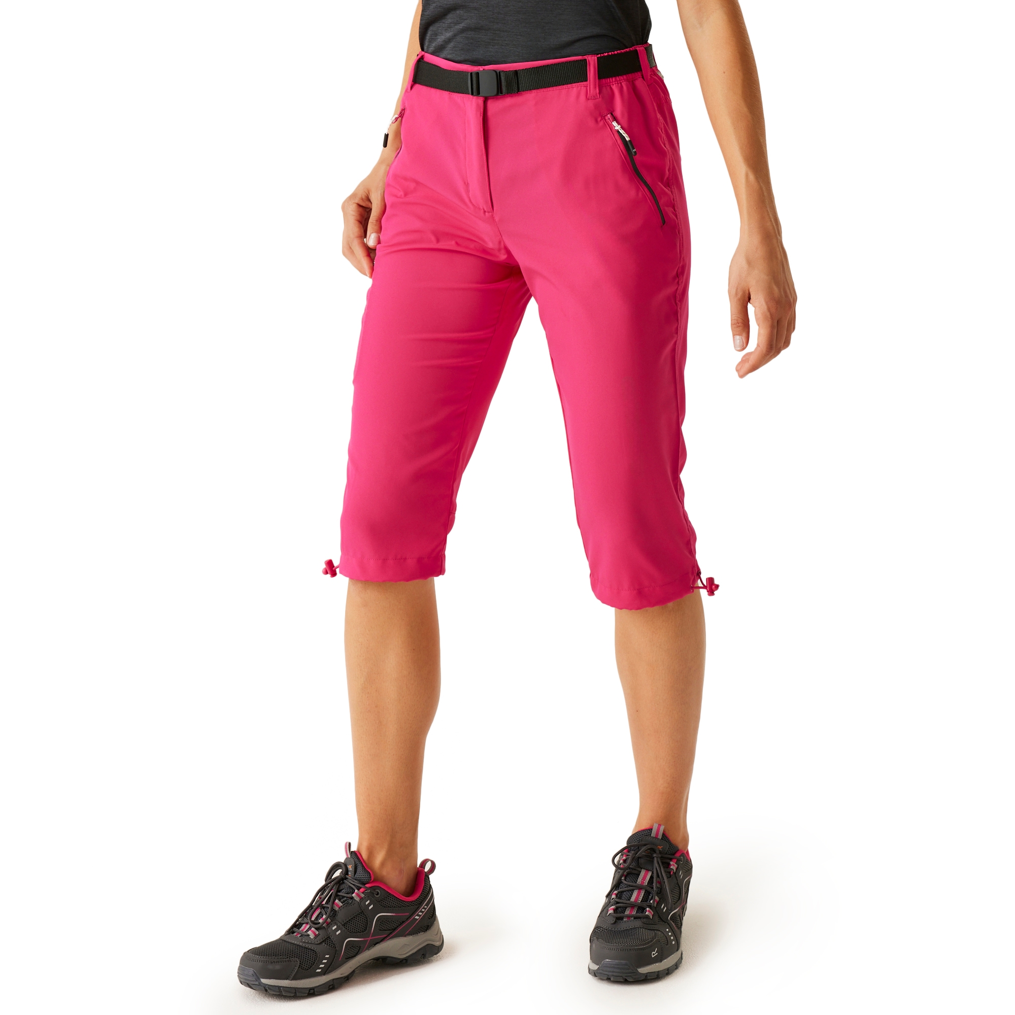 Regatta Damskie spodnie trekkingowe 3/4 Xert Capri Light Fuksja