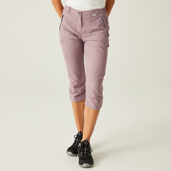 Women's Chaska II Capri Walking Trousers Heather