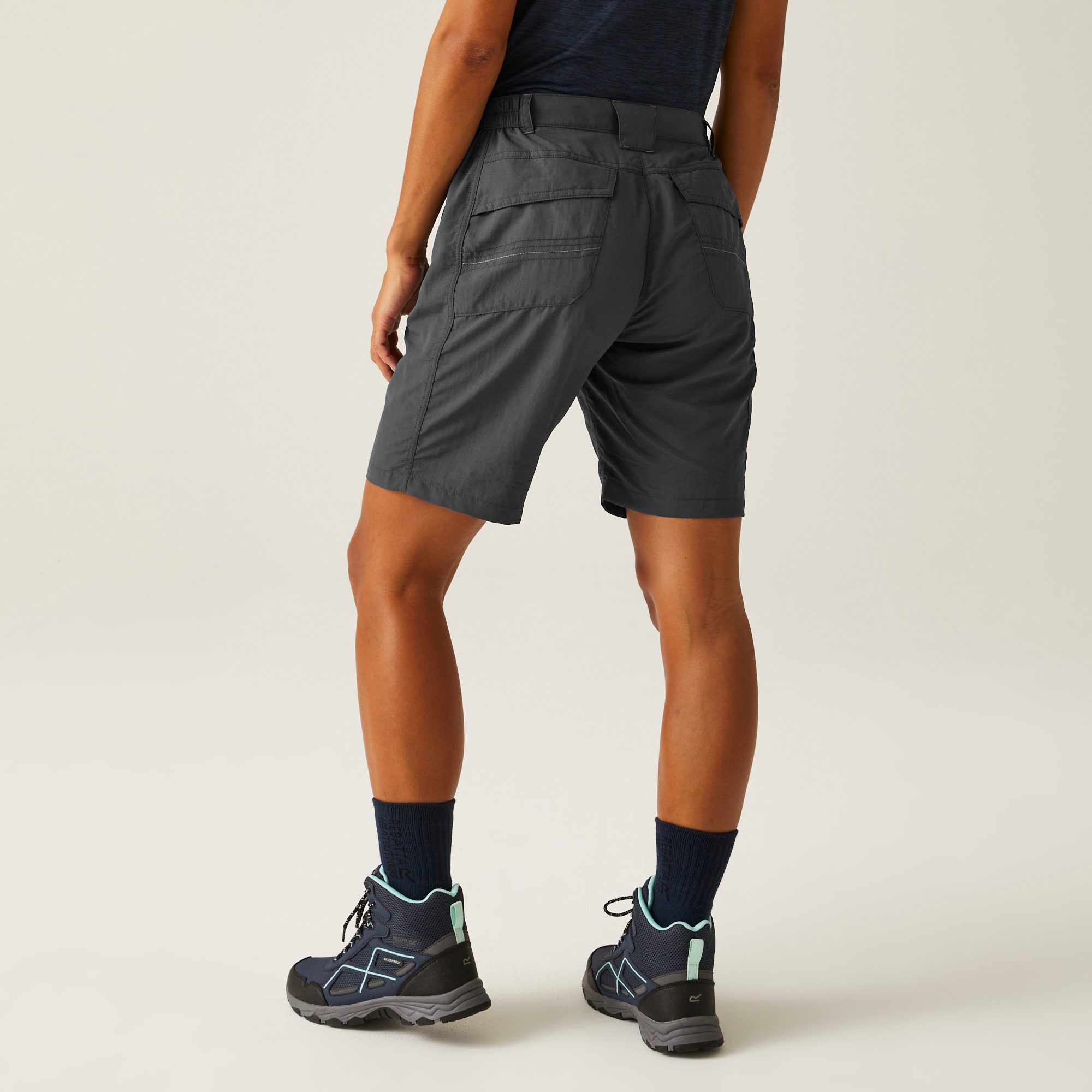 Regatta Damskie szorty trekkingowe Chaska II Szary