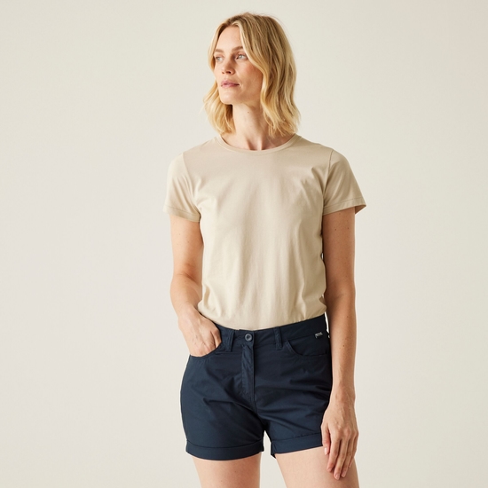 Women's Pemma Casual Chino Shorts Navy 