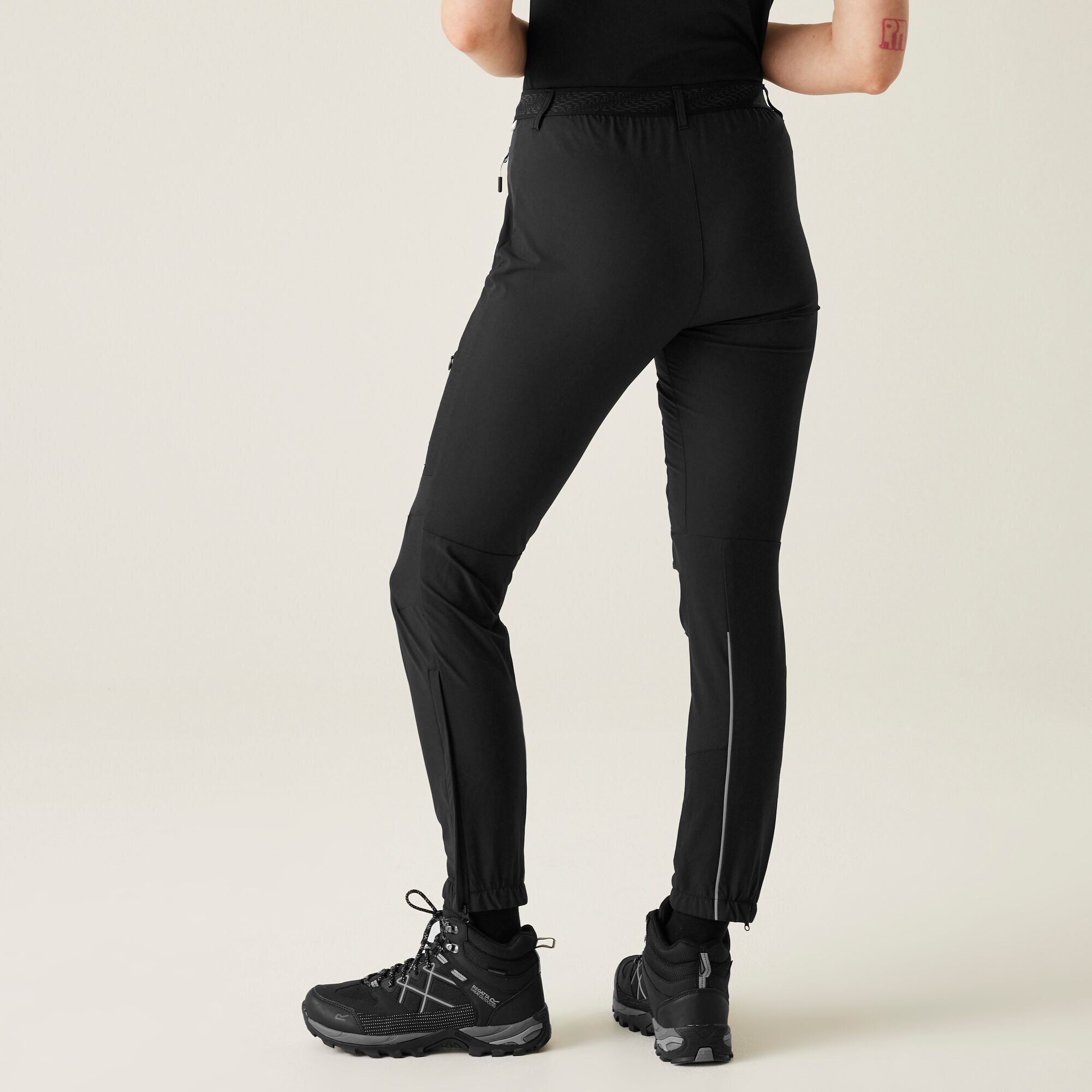 Regatta Damskie spodnie trekkingowe Mountain III Czarny