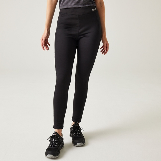 Holeen Winter-Leggings für Damen Schwarz