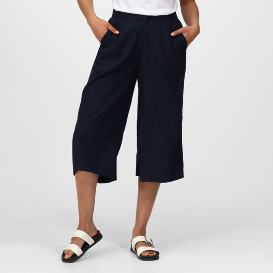Women's Madley Culotte Trousers Navy