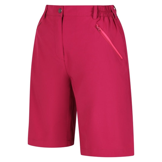 Xert Stretch leichte Bermuda-Shorts für Damen Lila