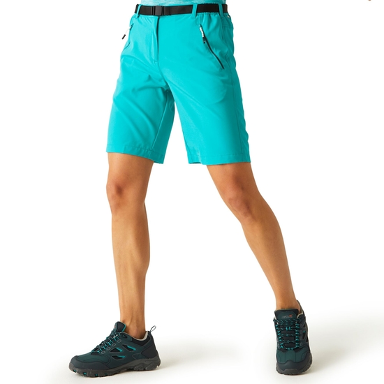 Women's Xert Stretch Bermuda Light Shorts Tahoe Blue