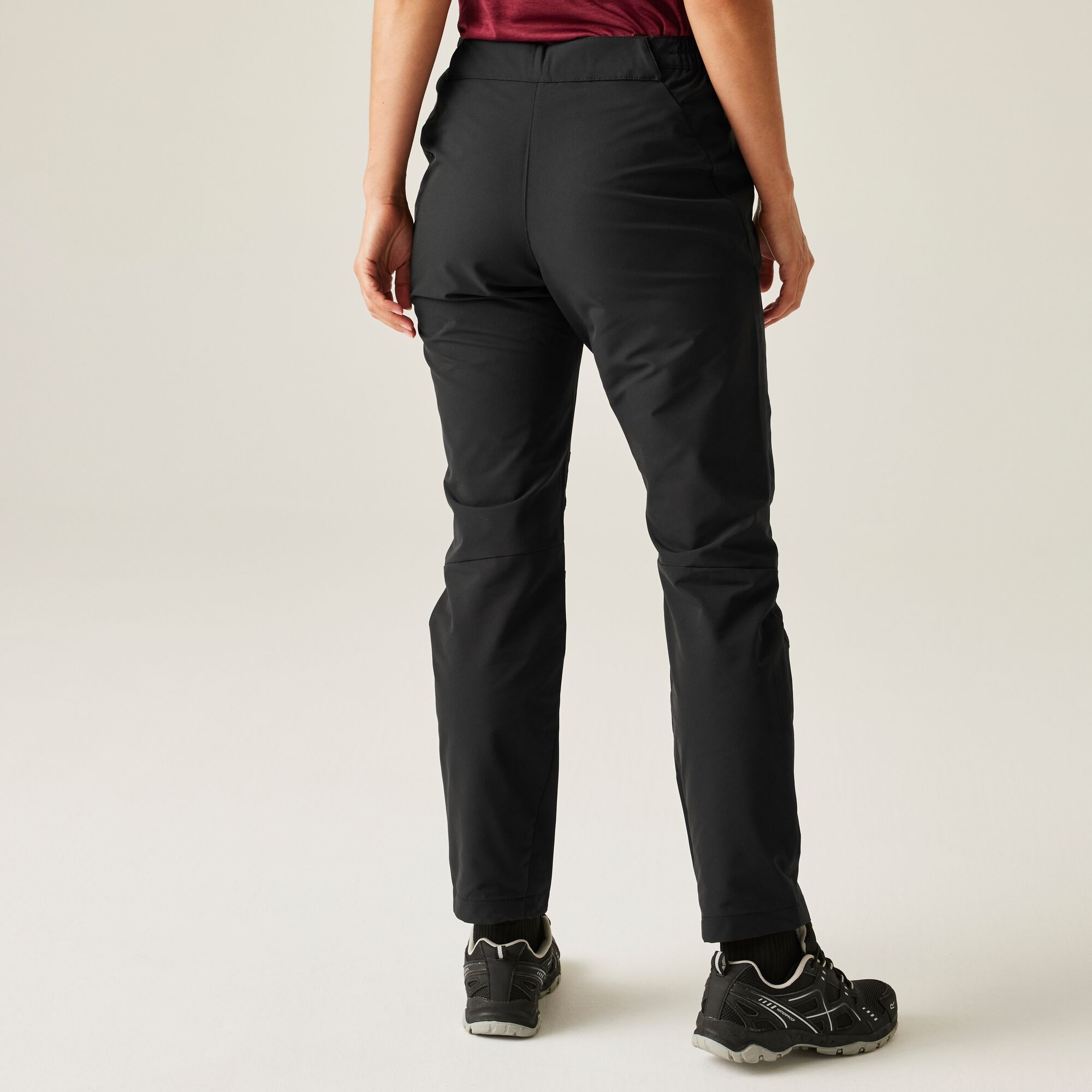 Regatta Spodnie damskie trekkingowe ze streczem Questra V Czarny