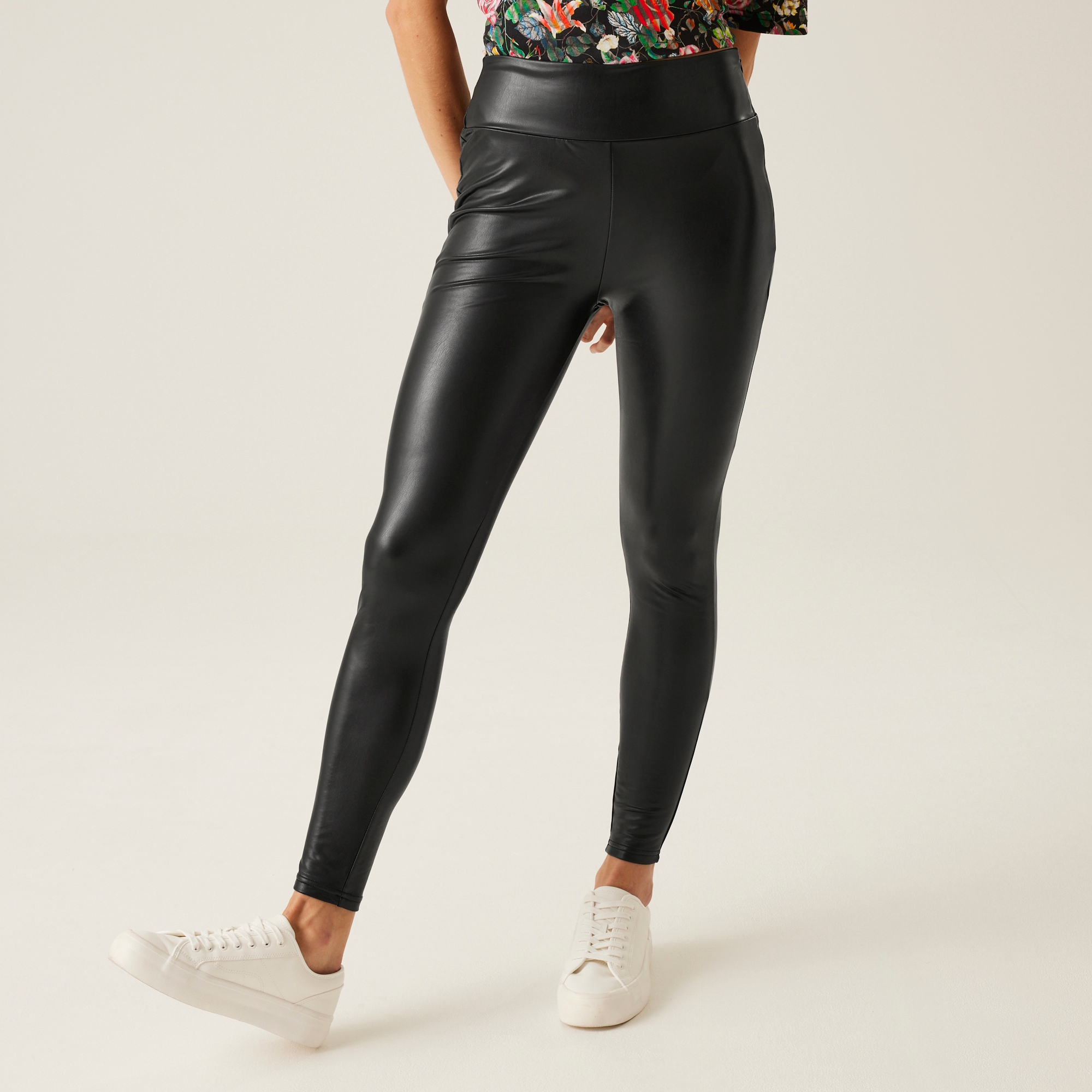 Regatta Christian Lacroix Damskie legginsy Vauvert PU Czarny