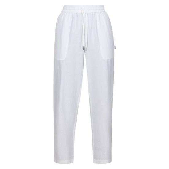 Corso Femme Pantalon décontracté Blanc