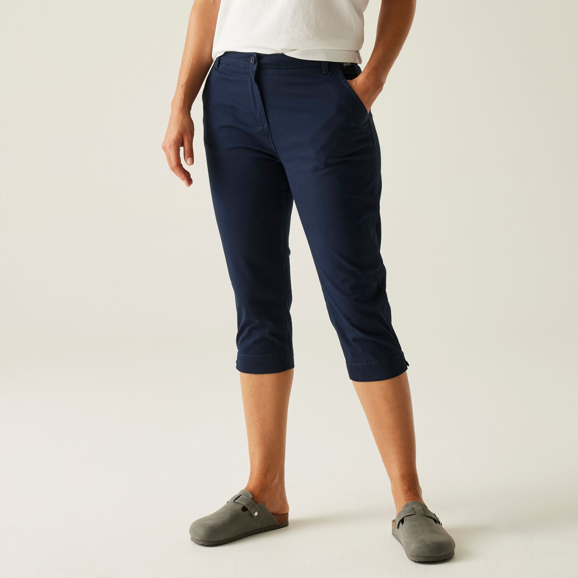 Regatta Spodnie damskie capri Bayletta Granatowy