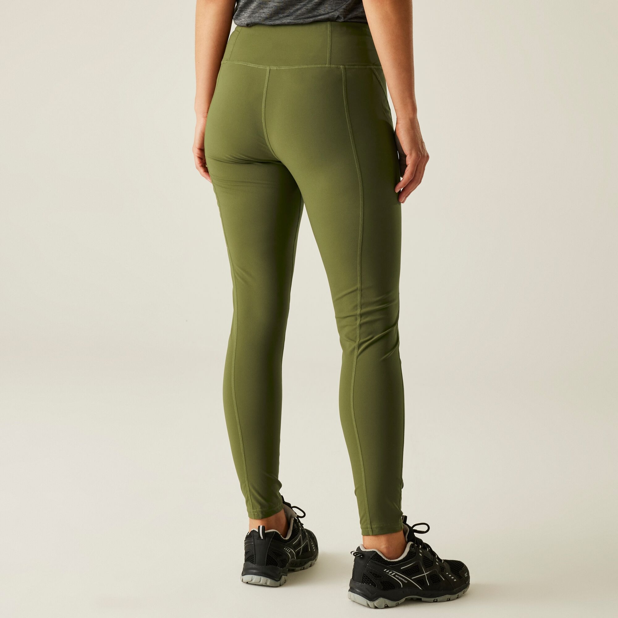 Damskie legginsy trekkingowe Monira Zielony